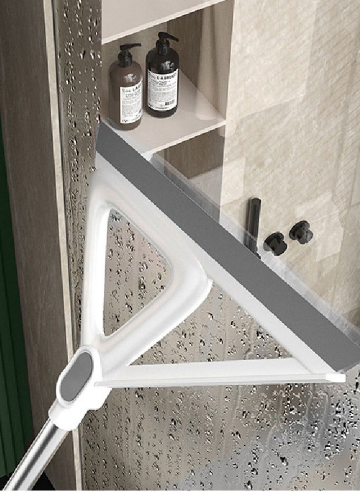 MIXDE Floor Wiper Squeegee Broom for Floor Floor Squeegee Scrubber Long Handle Squeegee for Floor Household Broom Floor Wiper for Shower Bathroom Window Floor Glass Tile Water Foam Cleaning - Image 4