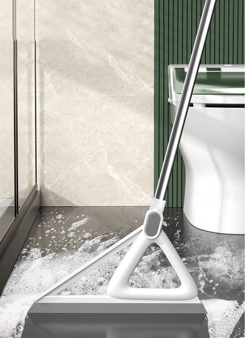 MIXDE Floor Wiper Squeegee Broom for Floor Floor Squeegee Scrubber Long Handle Squeegee for Floor Household Broom Floor Wiper for Shower Bathroom Window Floor Glass Tile Water Foam Cleaning - Image 1