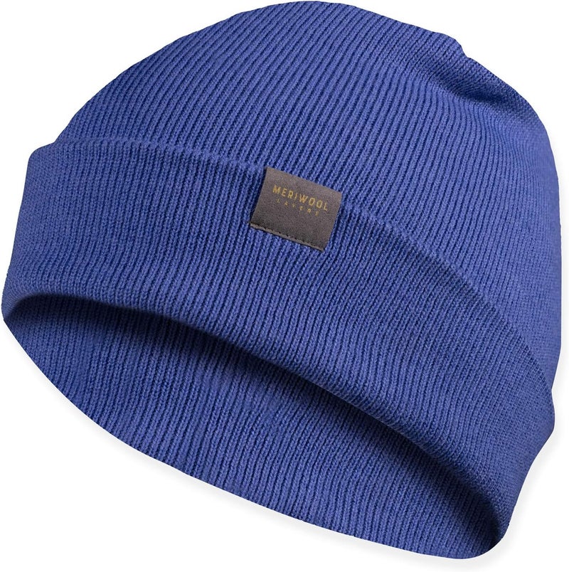 MERIWOOL Kids’ Beanie - Merino Wool Ribbed Knit Winter Hat for Boys and Girls - Image 1