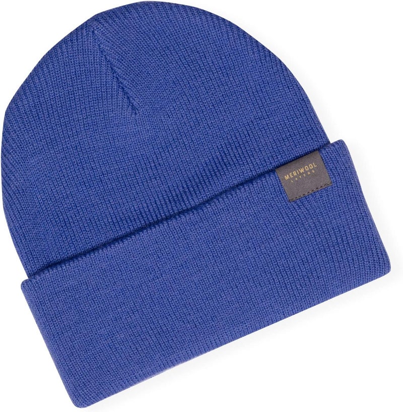 MERIWOOL Kids’ Beanie - Merino Wool Ribbed Knit Winter Hat for Boys and Girls - Image 4