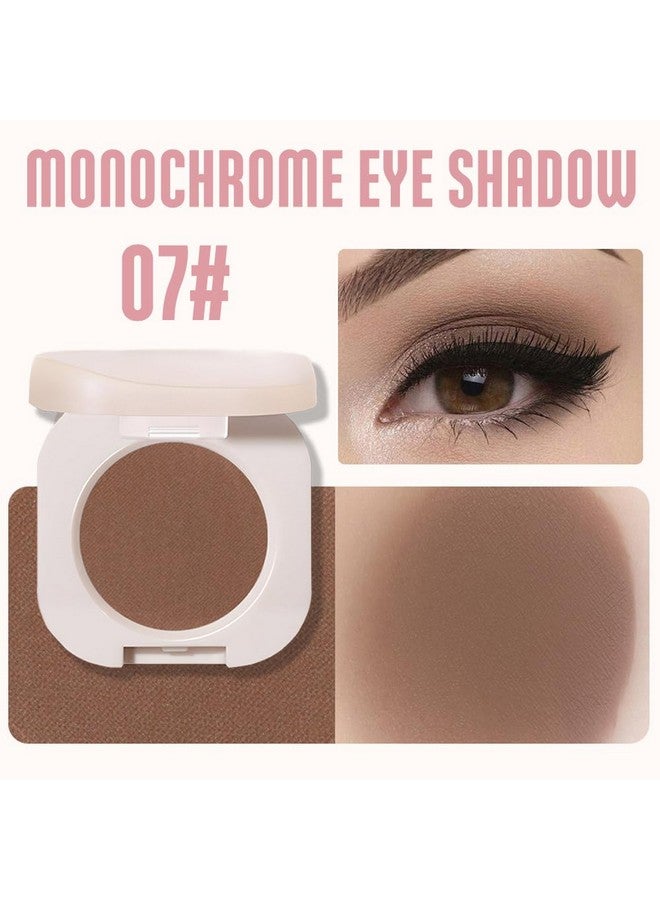 كاكيلا ظلال عيون بنية غير لامعة بلون بني فاتح، ظلال عيون أحادية اللون ذات صبغة عالية ومشرقة، ضعي المكياج بسهولة، بودرة مضغوطة غير لامعة، مكياج عيون يدوم لمدة 24 ساعة، مقاوم للماء، قابل للدمج - Image 1