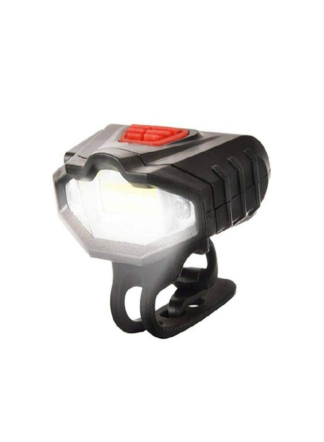 FASTPED ® Bicycle Super Bright COB Headlight | 45 Lumens 3 Mode Flash with Red Warning Indicators (Rechargeable) - Image 1