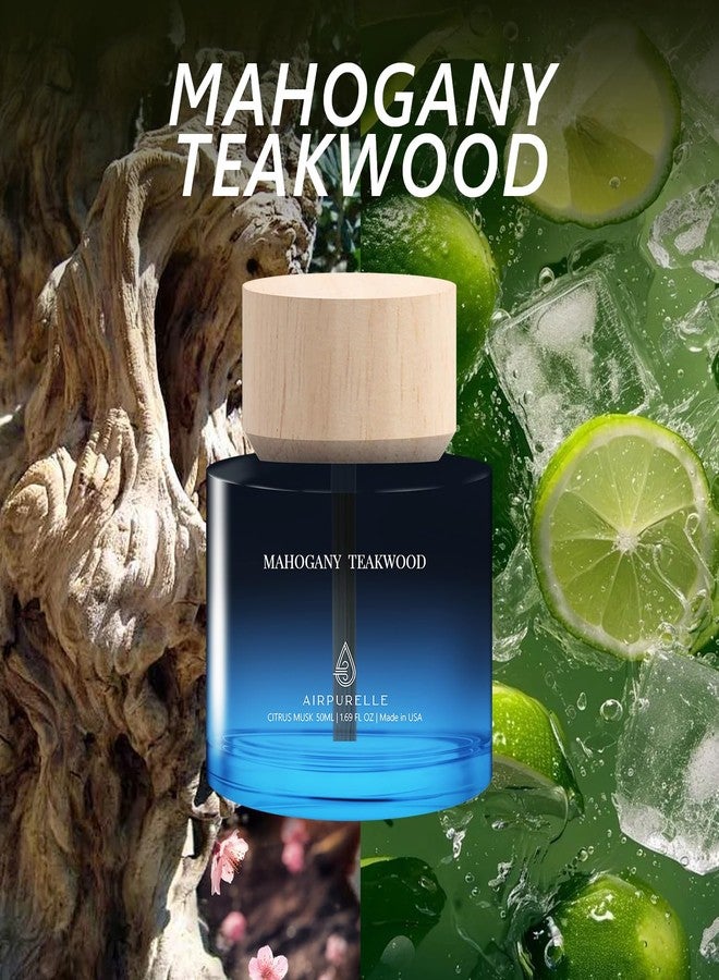 معطر جو للسيارة على شكل كوب - معطر جو طويل الأمد برائحة خشب الماهوجني وخشب الساج، سعة 50 مل، معطرات جو للرجال، صنع في الولايات المتحدة الأمريكية - Image 4