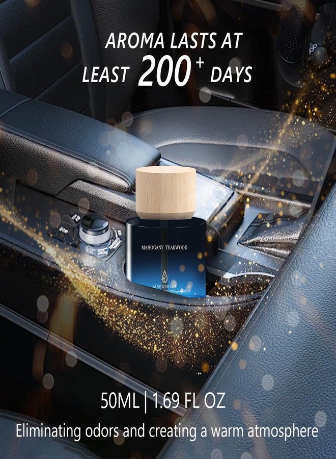 معطر جو للسيارة على شكل كوب - معطر جو طويل الأمد برائحة خشب الماهوجني وخشب الساج، سعة 50 مل، معطرات جو للرجال، صنع في الولايات المتحدة الأمريكية - Image 3