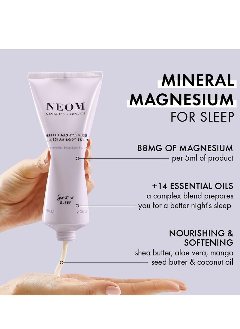 Neom - Magnesium Body Butter | 6.76 Fl Oz (200ml) | Lavender, Chamomile, & Patchouli | Lotion for Sleep with Essential Oils | 100% Natural Fragrances | Nourish & Soften | Signature Sleepy Scent - pzsku/Z550D2408A7635638884FZ/45/1741227912/ba8d58df-75ff-4129-9f3a-281ab2057ea1