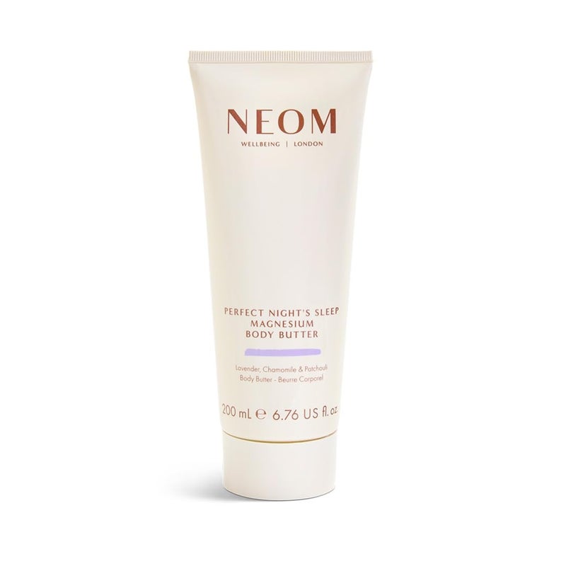 Neom - Perfect Night's Sleep Magnesium Body Butter | 6.76 Fl Oz (200ml) | Lavender, Chamomile, & Patchouli | Lotion for Sleep with Essential Oils | 100% Natural Fragrances | Nourish & Soften - Image 1