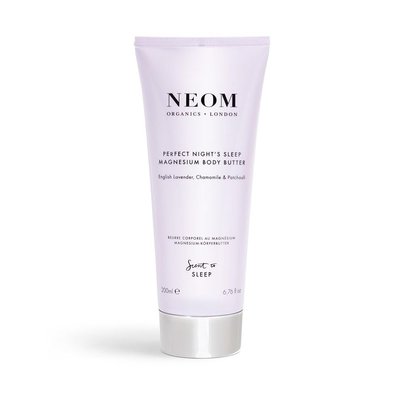 Neom - Perfect Night's Sleep Magnesium Body Butter | 6.76 Fl Oz (200ml) | Lavender, Chamomile, & Patchouli | Lotion for Sleep with Essential Oils | 100% Natural Fragrances | Nourish & Soften - Image 2
