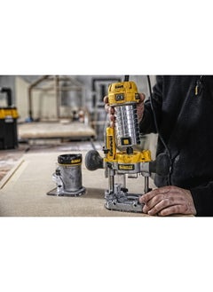 DEWALT Dewalt D26204K-GB 6 and 8Mm Combination Plunge Fixed Base Router Trimmer  - Image 3