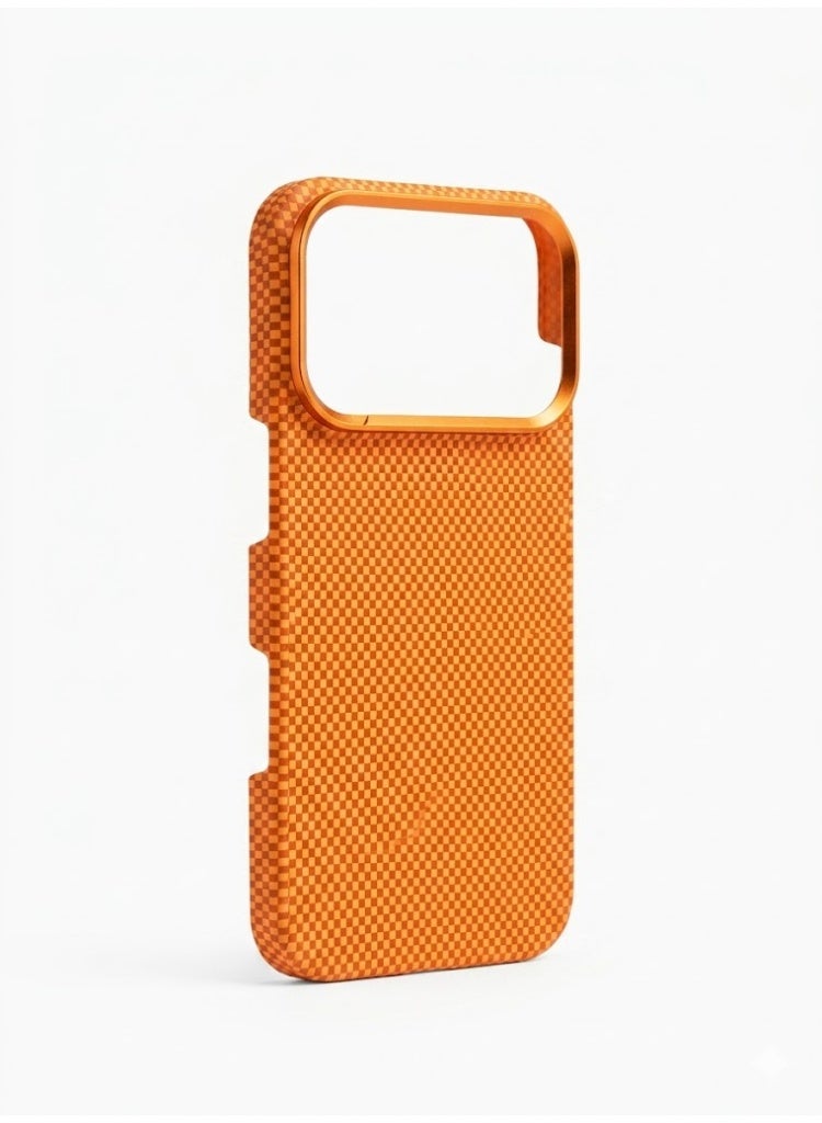iPhone 17 Kevlar Design Magsafe Carbon Fiber Ultra-Slim Case for x Heavy Duty Military-Grade Aramid Fiber Protection Shell Cover - Image 5