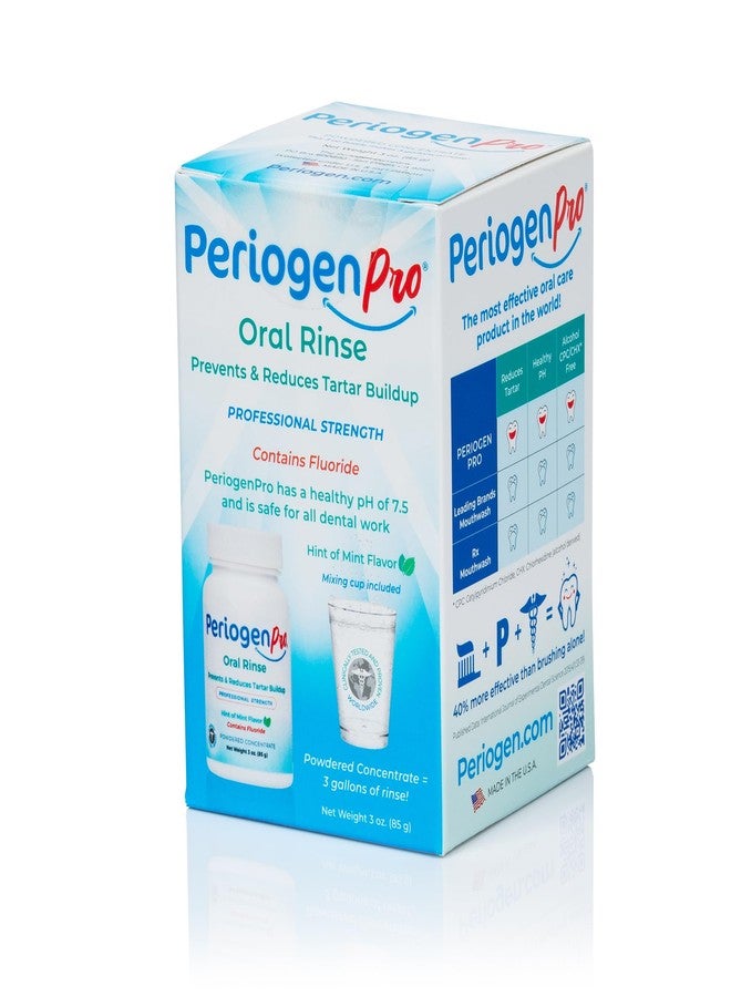 PeriogenPro Oral Rinse, Prevents & Reduces Tartar Buildup, Professional Strength, Hint of Mint Flavor, 3 oz - Image 2