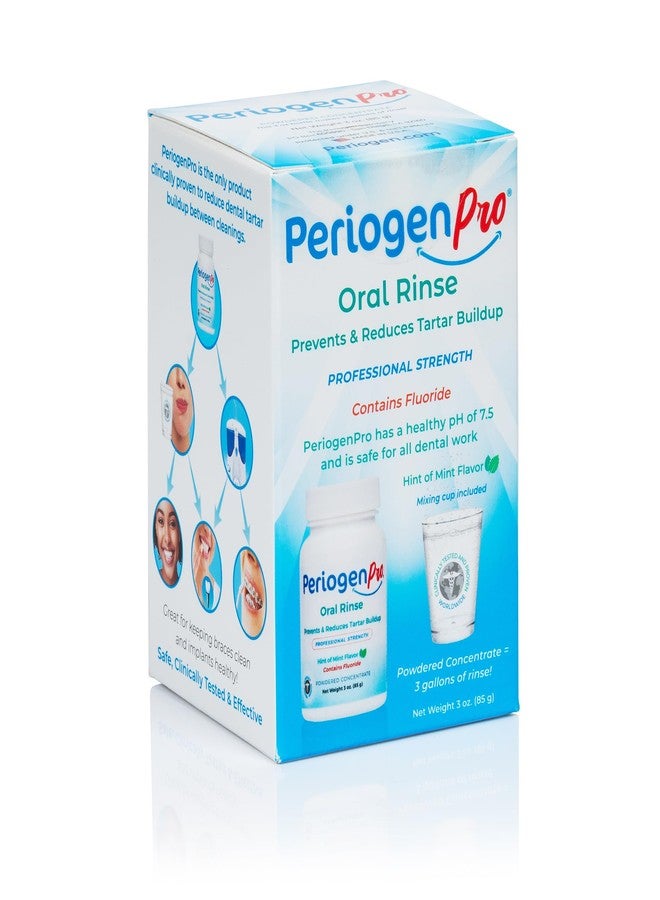 PeriogenPro Oral Rinse, Prevents & Reduces Tartar Buildup, Professional Strength, Hint of Mint Flavor, 3 oz - Image 1