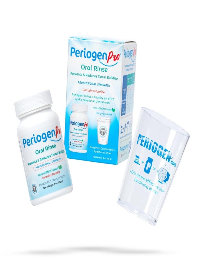 PeriogenPro Oral Rinse, Prevents & Reduces Tartar Buildup, Professional Strength, Hint of Mint Flavor, 3 oz - Image 3