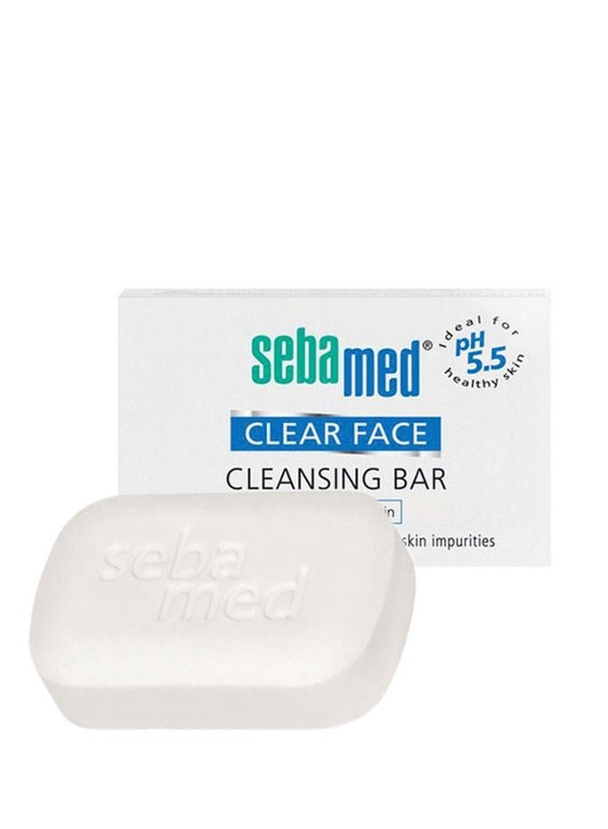 Sebamed Clear Face Cleansing Soap Bar For Acne Prone Skin Blackheads and Skin Impurities pH 5.5 150gram - Image 2