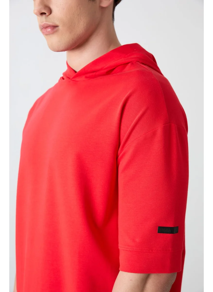تومي لايف Fiesta Cotton Thick Soft Texture Oversize Fit Basic Men's T-Shirt - 88352