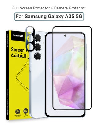 2 in 1 Samsung Galaxy A35 Screen & Camera Protector - High Transparency Full Coverage Shield for Scratch & Impact Protection - Screen & Camera Protector for Samsung Galaxy A35 - pzsku/Z550D704152BC19B4329DZ/45/_/1711569523/7cee8ad9-1cf4-49f1-8723-c2babc1668db