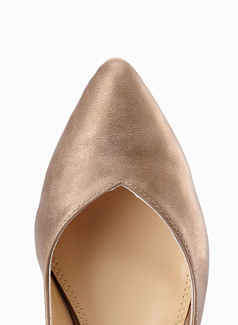 Velvet Fox Sling Back Pointy Toe Ballerina