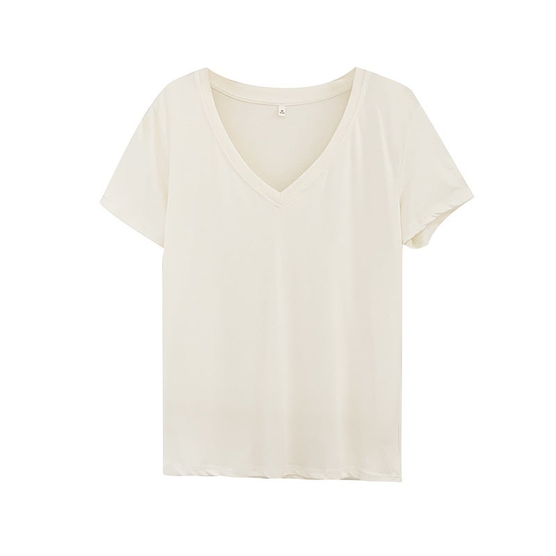 European Goods Design Sense Shoulder Short Sleeve T-Shirt Women'S Summer Explosions Loose Foreign Style Sweet And Spicy Small - Image 5