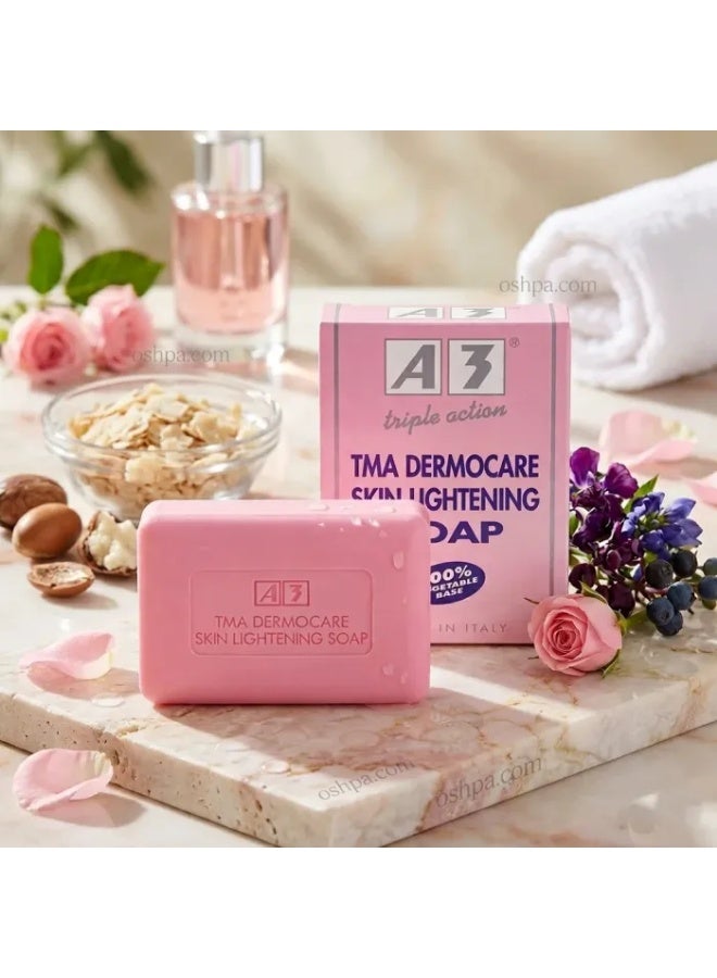 A3 TMA Dermocare Italy Skin Lightening Soap | A3 Triple Action Soap for Even Skin Tone and Dark Spot Removal - Image 3