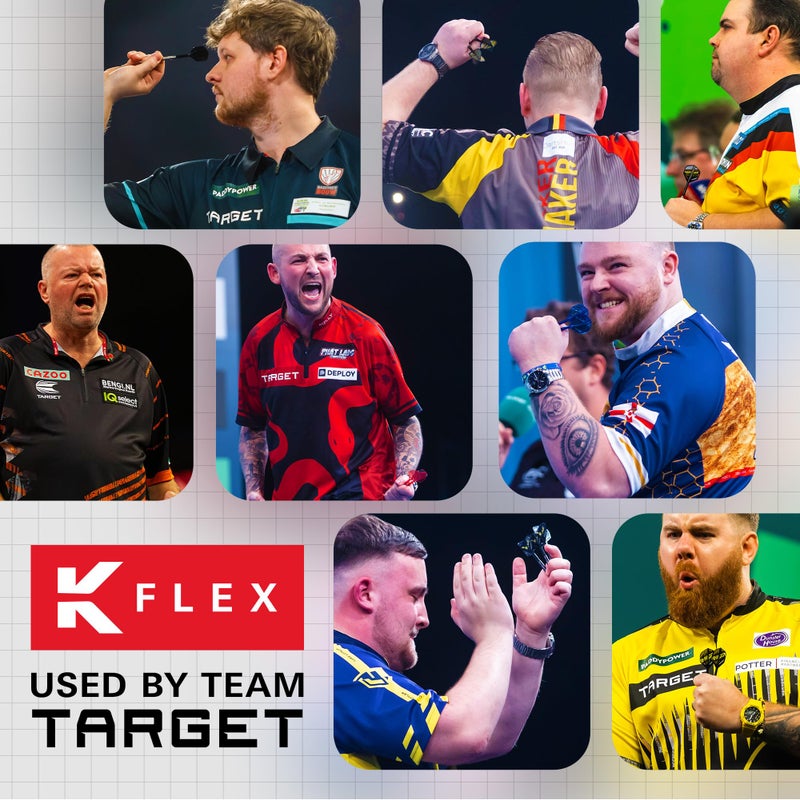 Target Darts K Flex Integrated Dart Flights and Shafts, No.2 Clear (Short) | Pack of 3 K-Flex â€“ No2, Kflex All in One Moulded Dart Flight & Stem | Professional Dart Accessories - Image 5
