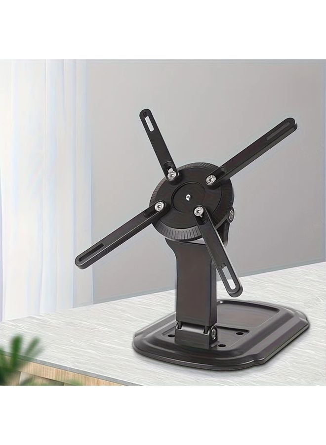 Black Adjustable Desktop Projector Holder Stand Universal ABS Mount For Tablets - Image 2