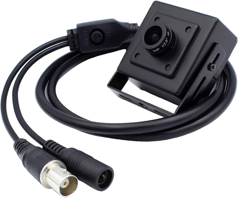 klarako AHD 1080P AHD CVI TVI Camera, 4 in 1 Analog Camera, Small Camera, Security Camera Mini CCTV Camera AHD 1080p 3.6mm - Image 1