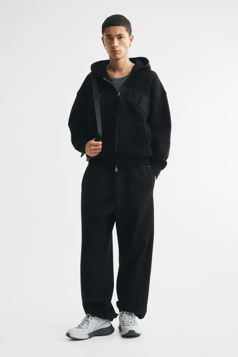 H&M  Relaxed Fit Printed zip-through hoodie for Men | Best Price UAE