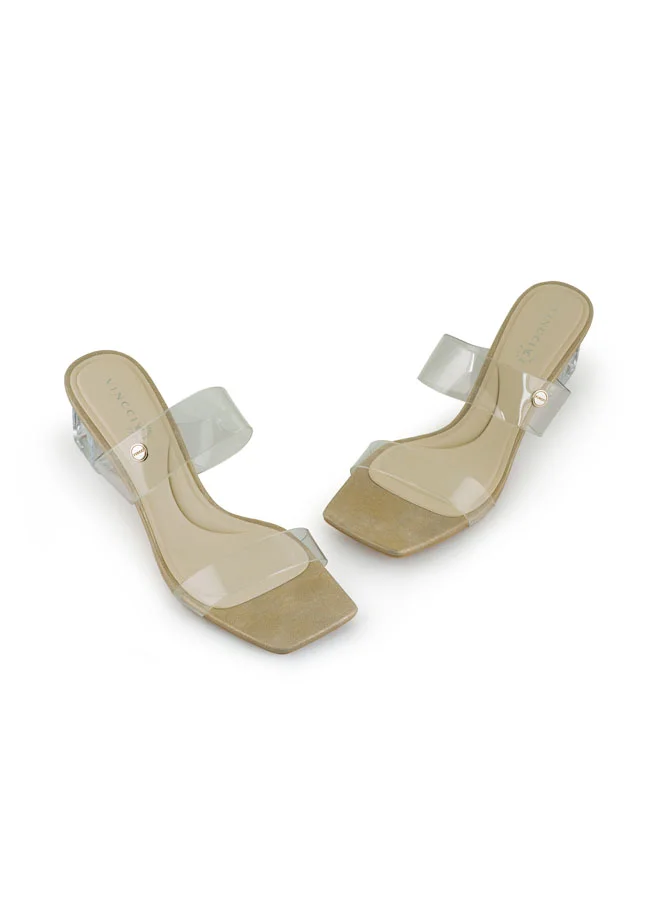 Vincci Women Multi Strap Mid Heel Sandals