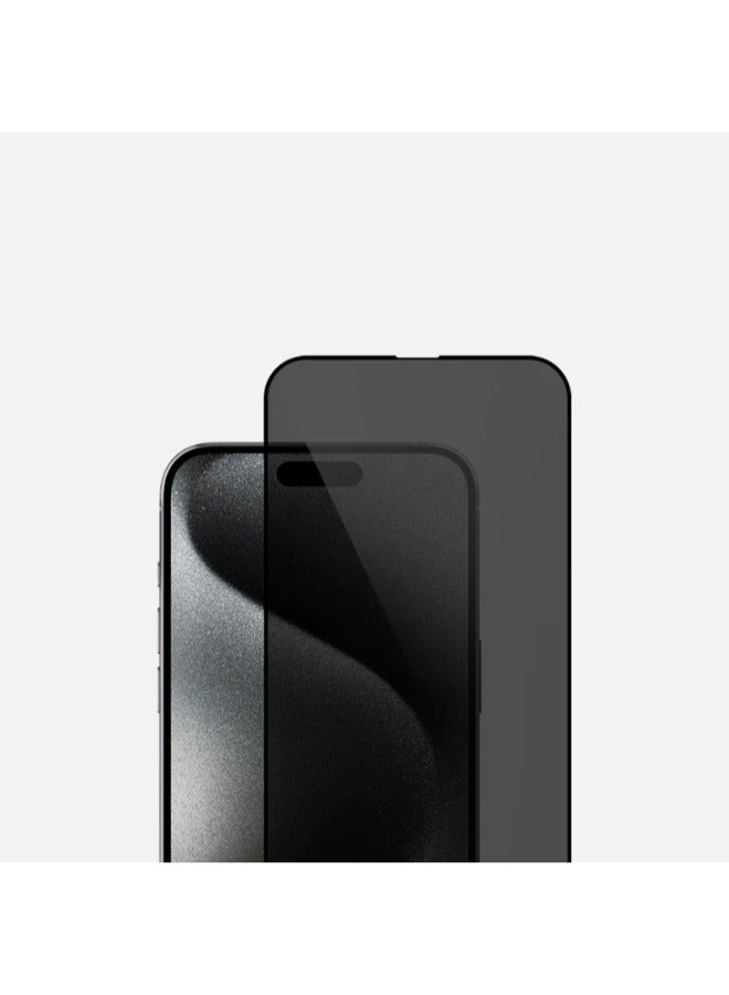 اس-توب واقي شاشة نانو مضاد للتجسس لـ آيفون 15 (iPhone 15) لحماية الخصوصية (لقافة)  من S-TOP, حماية قصوى للشاشة من الخدوش والكسر - Image 3