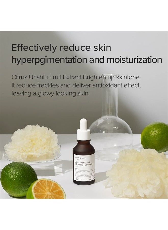 MARY & MAY - Citrus Unshiu Fruit + Tremella Fuciformis Serum 30ml - Image 1