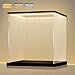 LANSCOERY Acrylic Display Case with Adjustable YellowWhiteWarm LED Light UV Protection Clear Display Box Dustproof Showcase for Action Figures Models Collectibles 98x98x98inch - Image 3