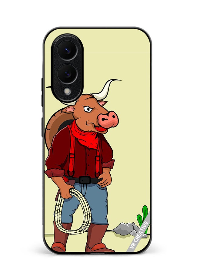 Protective Case Cover For Samsung Galaxy S25 Edge Taurus Man Design Multicolour