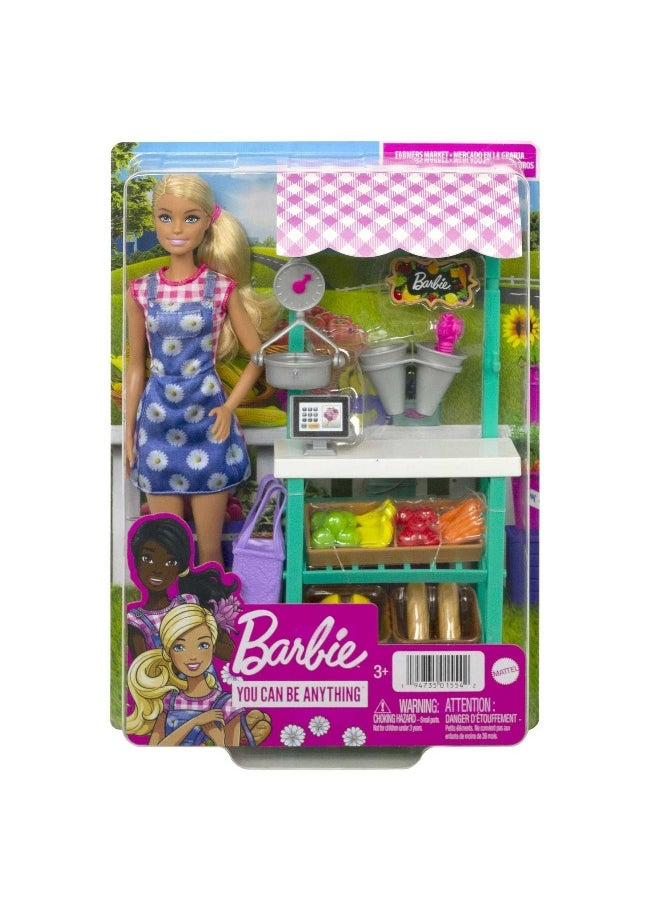Barbie Barbie You Can Be Anything Farmers Market Playset (29.21 cm)  - Image 1