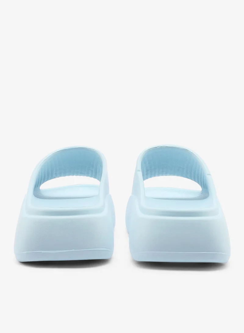 U.S. Polo Assn. blue Women's Light Blue Slides - Stylish Perfect for Casual Outfit for Women | Best Price UAE
