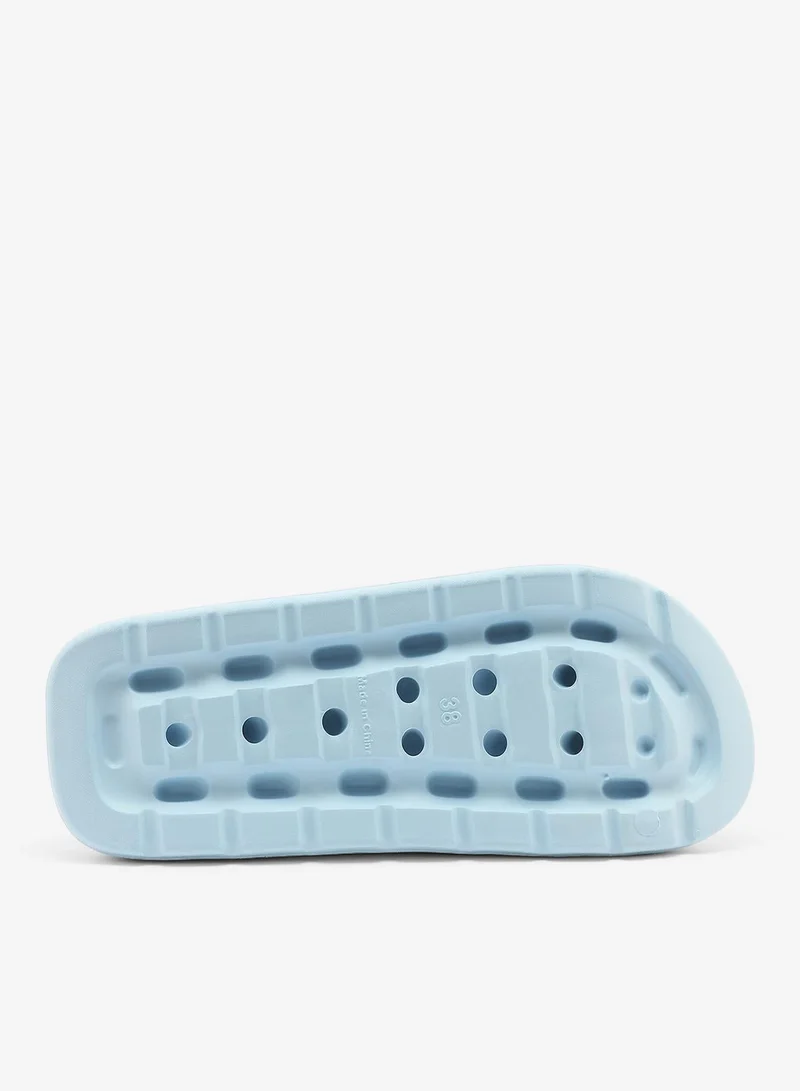 U.S. Polo Assn. blue Women's Light Blue Slides - Stylish Perfect for Casual Outfit for Women | Best Price UAE