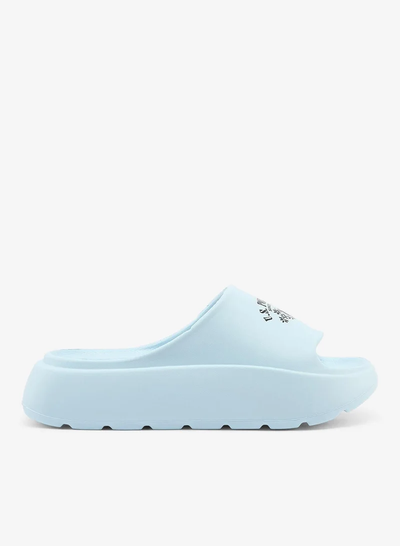 Women's Light Blue Slides - Stylish Perfect for Casual Outfit