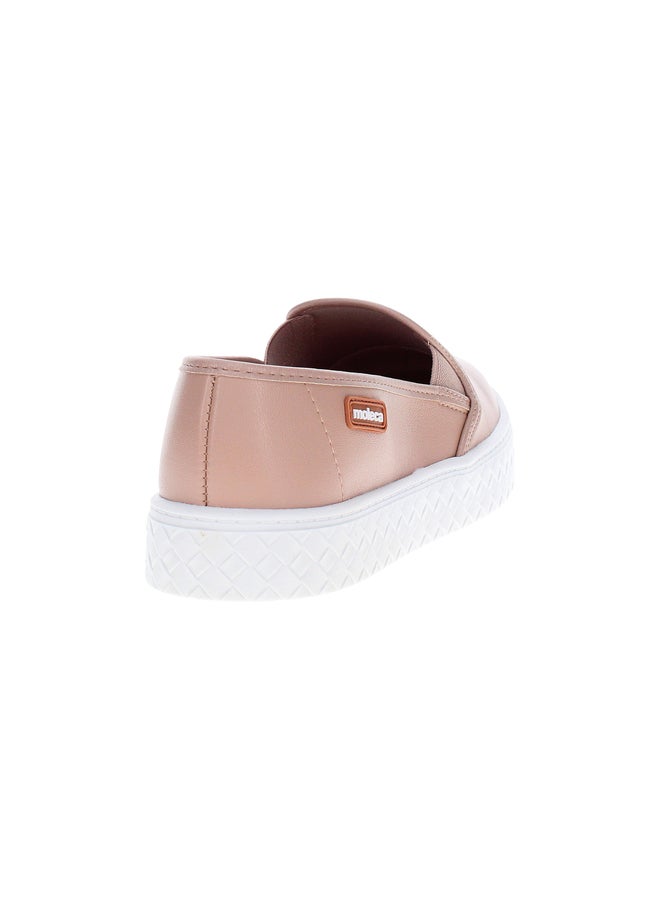 MOLECA Textured Pointed Toe Flat Ballerinas - Image 3