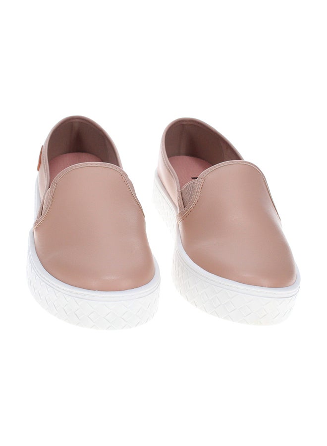 MOLECA Textured Pointed Toe Flat Ballerinas - Image 4