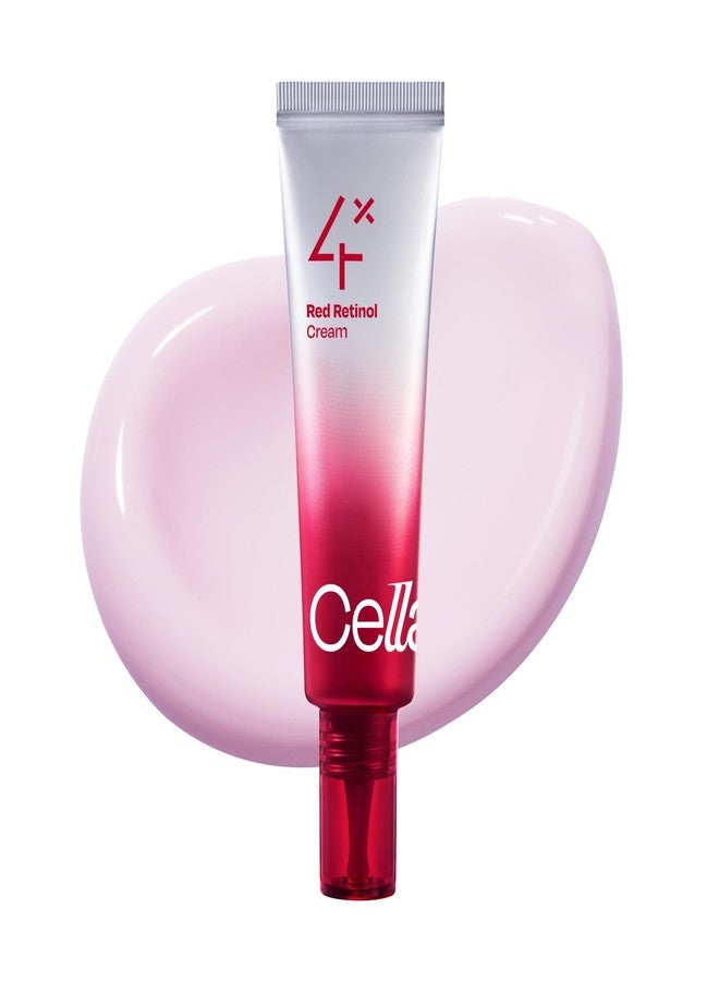 Celladix Hibiscus Red Retinol 4X Cream, Night Face Moisturizer with Retinol Complex and Azelaic Acid, for Uneven Texture, Pores and Fine Lines, 1.01 fl oz / 30 mL - Image 1