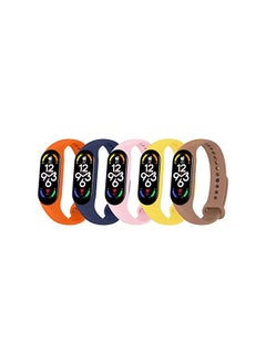PROMASS 5 Pack for Xiaomi mi Band 7 Strap Silicone Watch Band Smartwatch Wristband Replacement Accessories Strap Bracelet  - Image 3