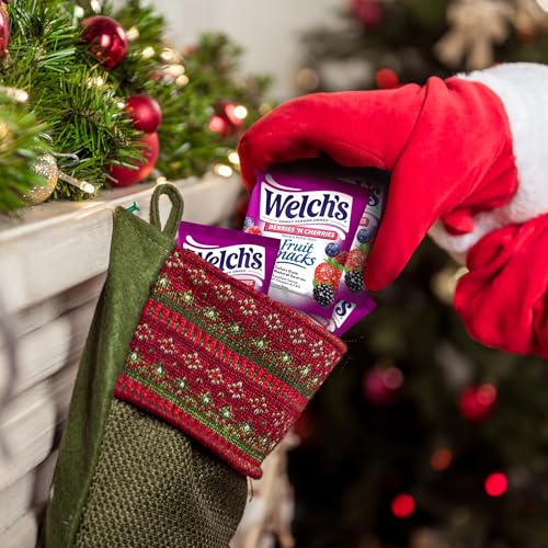 Welch's Fruit Snacks, Berries 'N Cherries Snack Box, Stocking Stuffers, Gluten Free, 0.8oz Snack Packs (Pack of 40) - Image 4
