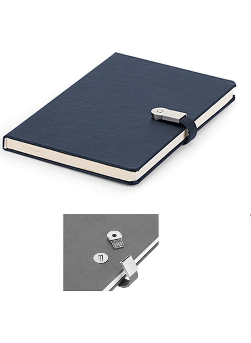 Pigado Magnet 16 GB Usb Locked Notebook Dark Blue 