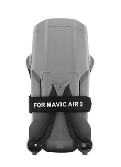 KASTWAVE Drone Accessories, KASTWAVE 2pcs Universal Propeller Stabilizers Fixing Strap Propeller Protection Soft Silicone Blade Holder Protector Applicable for Mavic Air 2 Drone Accessories (Black)  - Image 2
