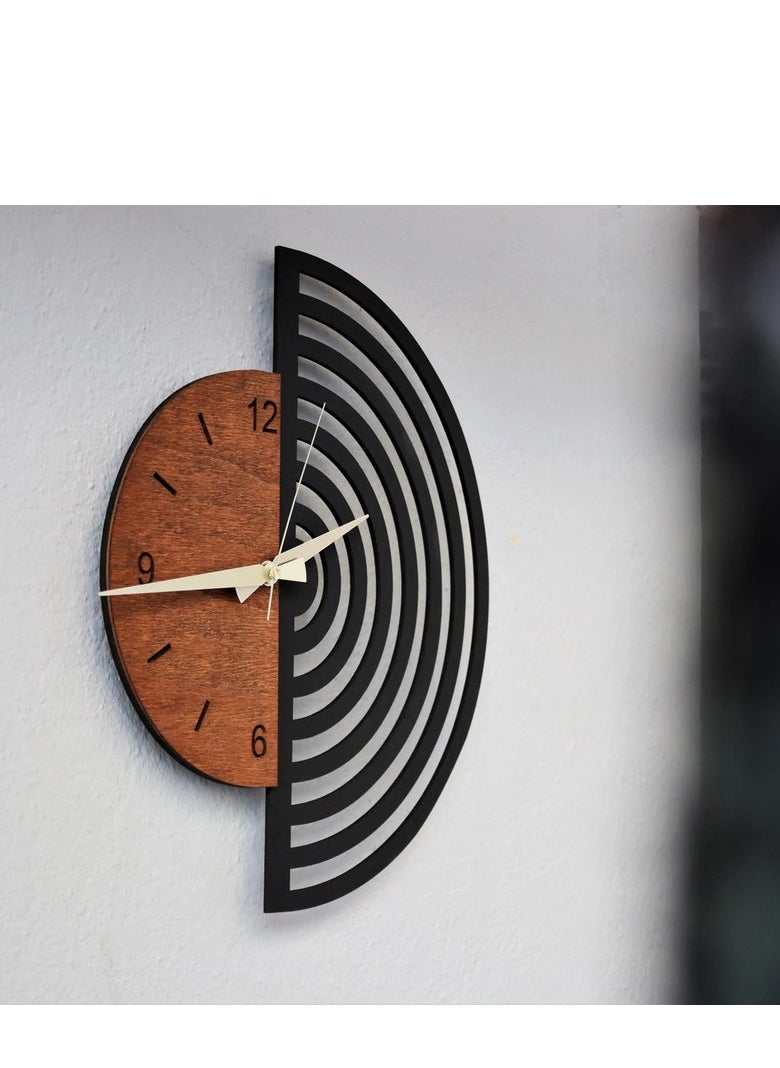 Home Gallery - Minimalist Scandinavian Decor Wooden Wall Clock - Image 1