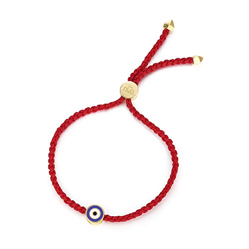 Obidos Evil Eye Bracelets Red String Kabbalah Protection Handmade Adjustable Bracelet For Women Men (Red) - Image 1
