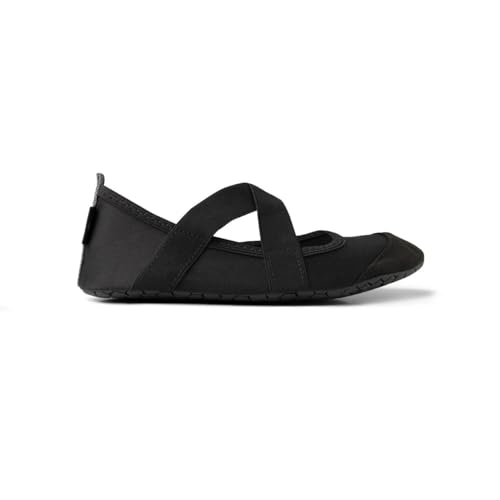 FITKICKS Crossovers Women's Foldable Active Lifestyle Minimalist Footwear Barefoot Yoga Water Shoes Black, X-Large - Image 1