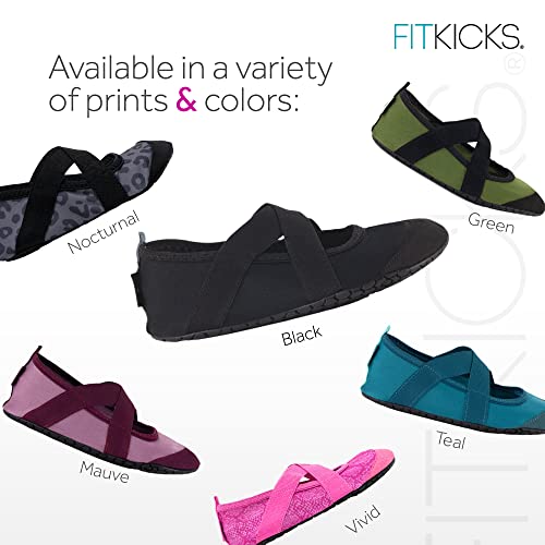 FITKICKS Crossovers Women's Foldable Active Lifestyle Minimalist Footwear Barefoot Yoga Water Shoes Black, X-Large - Image 3