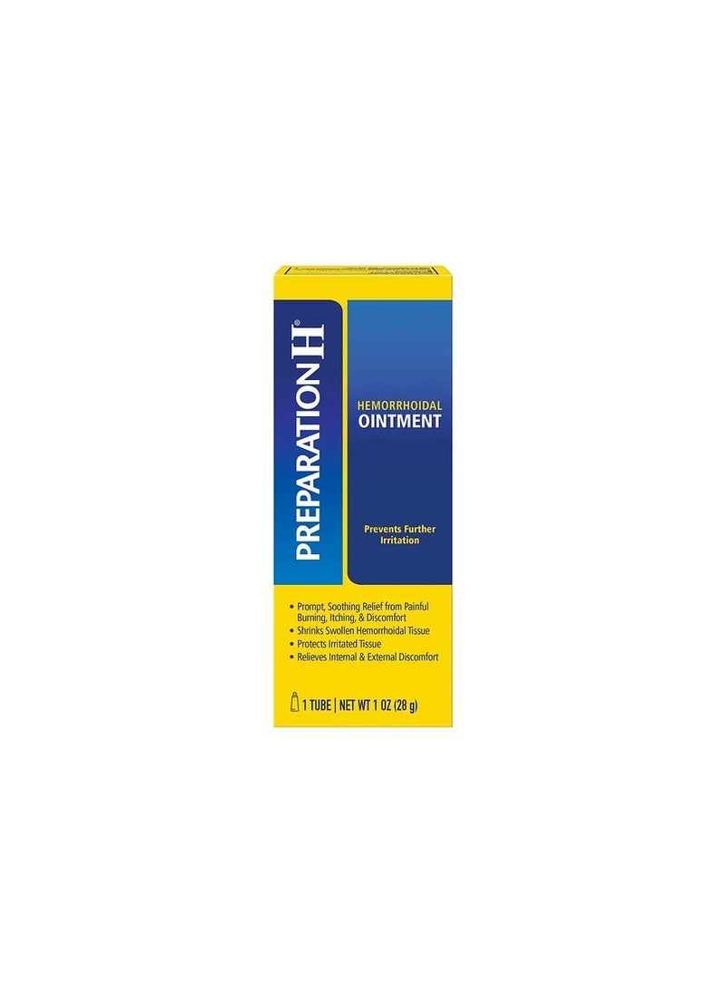 Preparation H Ointment treats symptoms of hemorrhoids and itching 1.0 oz 