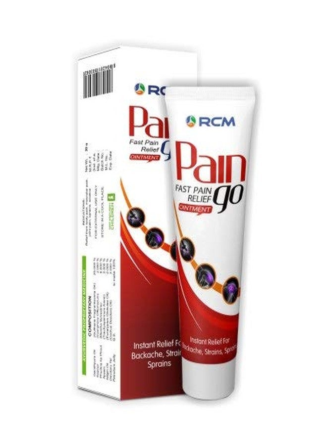 RCM Pain Go Fast Pain Relief - Ayurvedic Instant Pain Relief Ointment (30g- Pack of 4) - Image 3