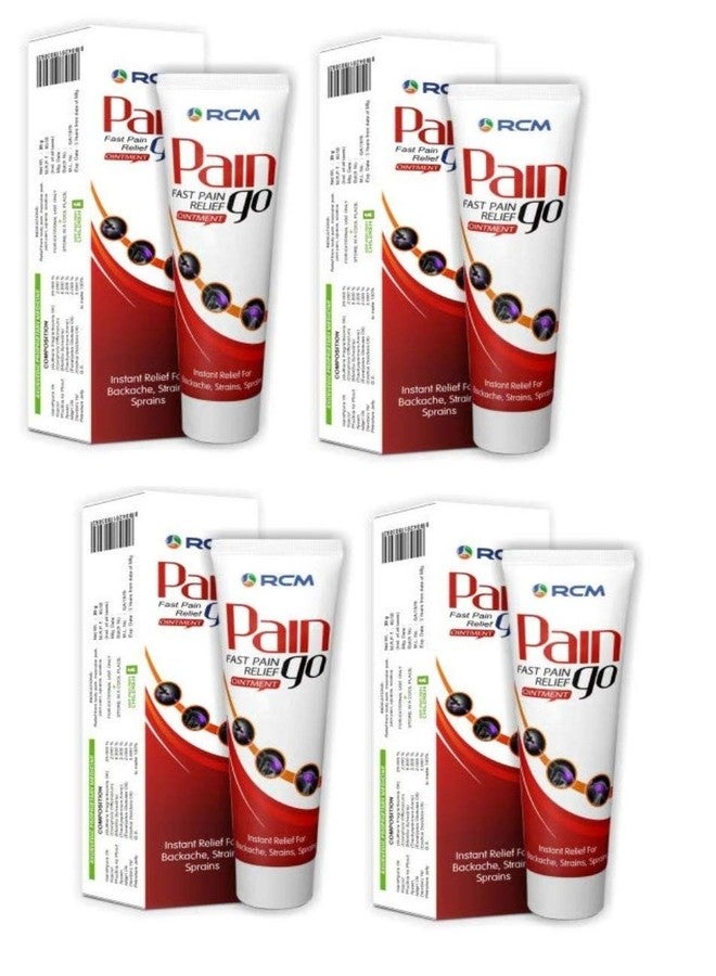 RCM Pain Go Fast Pain Relief - Ayurvedic Instant Pain Relief Ointment (30g- Pack of 4) - Image 1