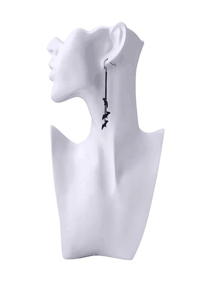 RLHRNDE Halloween Bat Earrings for Women Gothic Punk Black Bat Vampire Acrylic Dangle Earrings Halloween Costumes Scary Decorations Party Jewellery Gift (Black) - Image 5